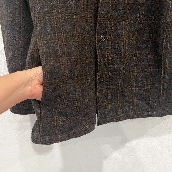 Grayers Clothiers Men's Sz S Wool Blend Sport Coat In Heather Charcoal Brown - Picture 5 of 10